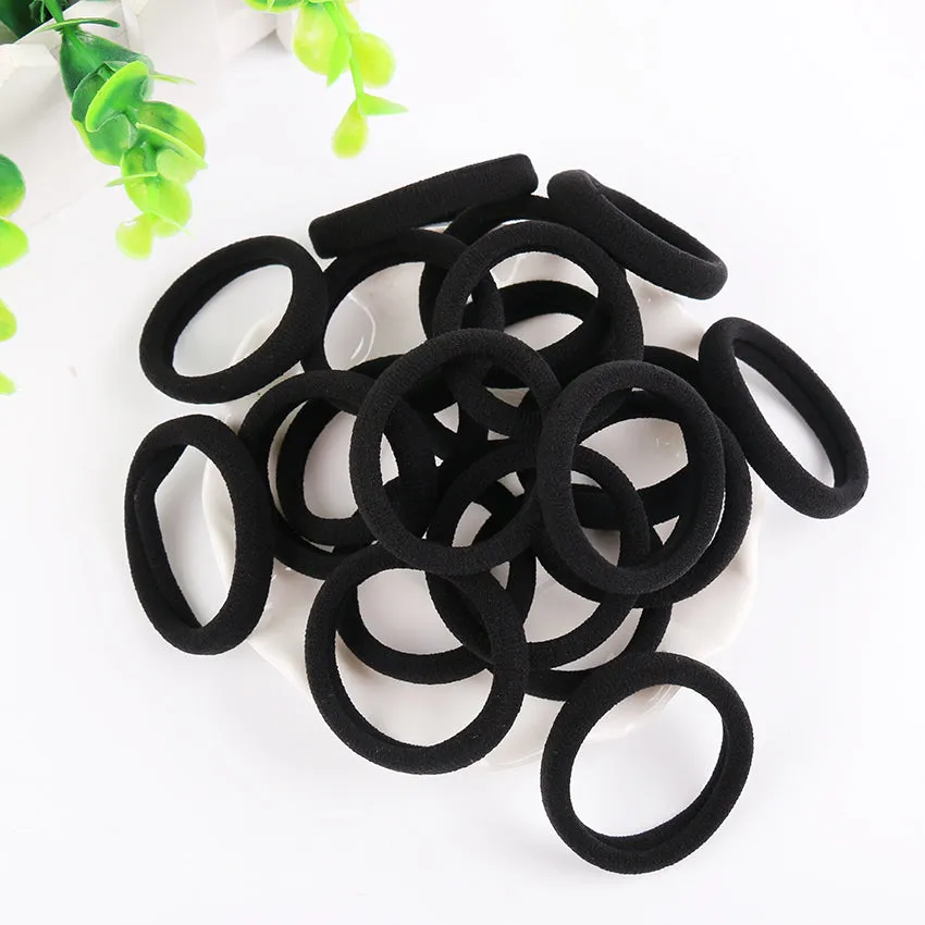 Black Women Elastic Cloth Hair