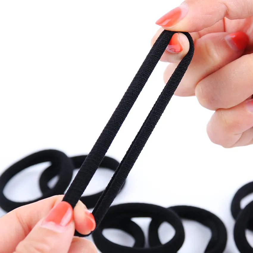 Black Women Elastic Cloth Hair