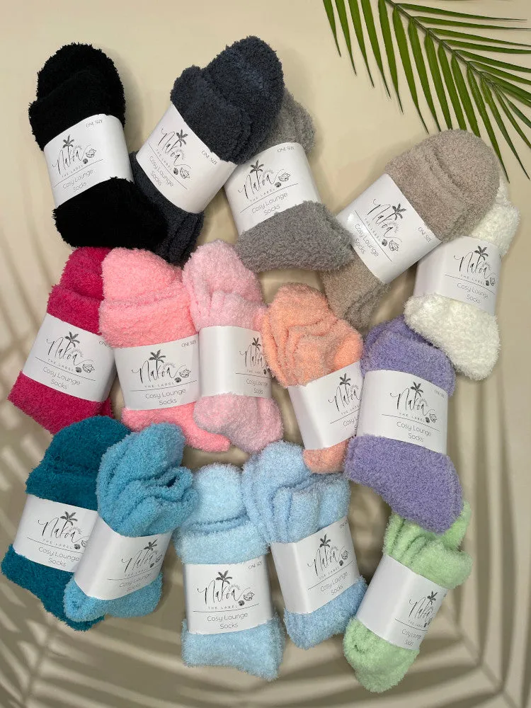 Cosy Lounge Socks - Aspen - Arctic Blue