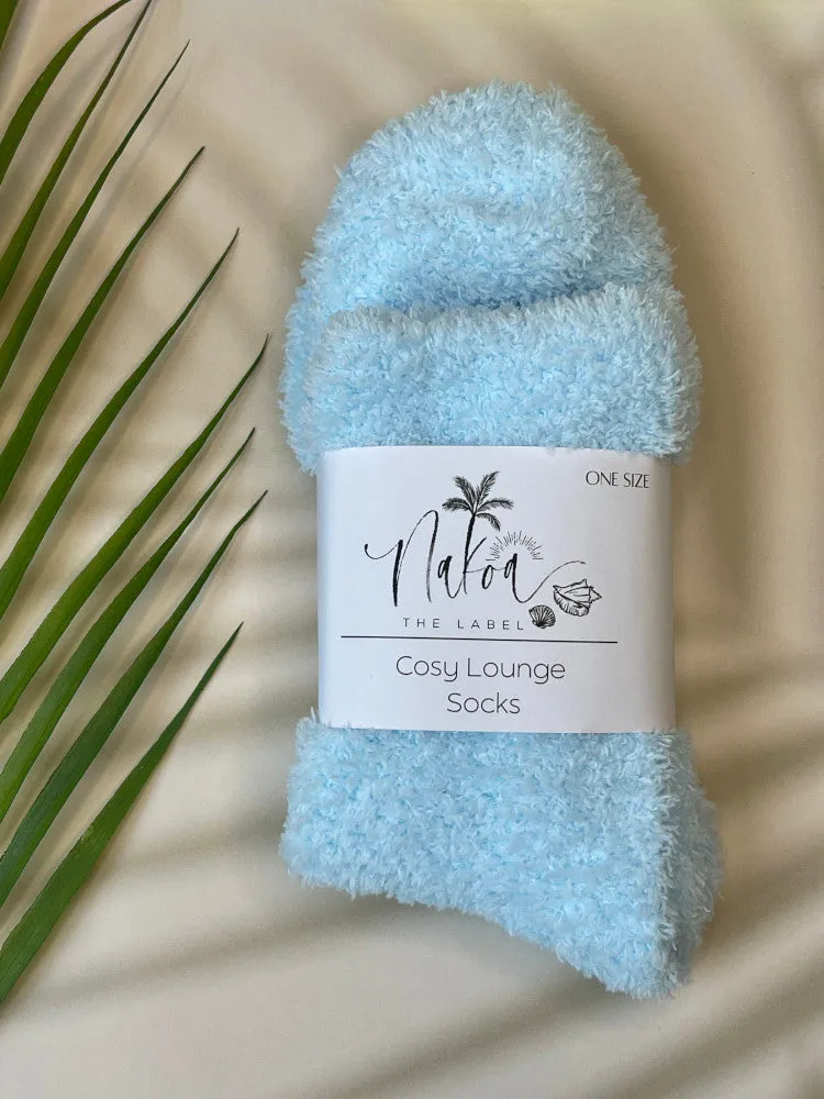 Cosy Lounge Socks - Aspen - Arctic Blue