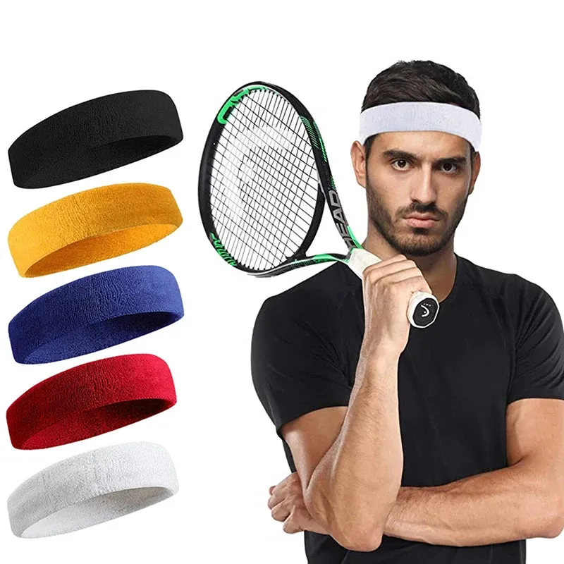 Elastic Cotton Sports Headband for All Ages