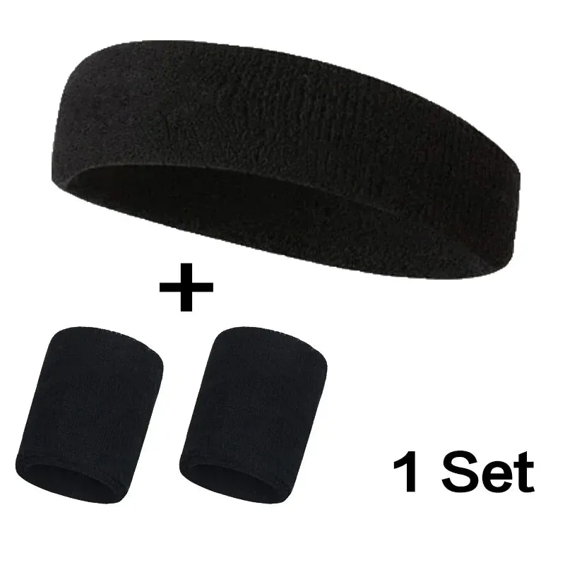 Elastic Cotton Sports Headband for All Ages