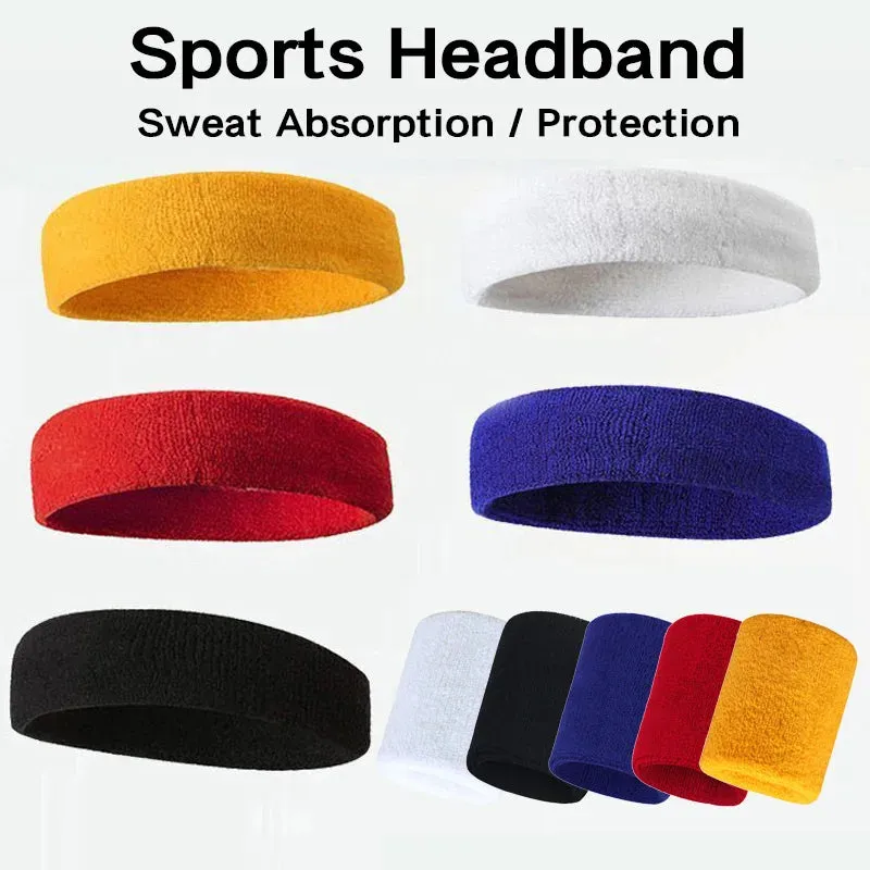 Elastic Cotton Sports Headband for All Ages