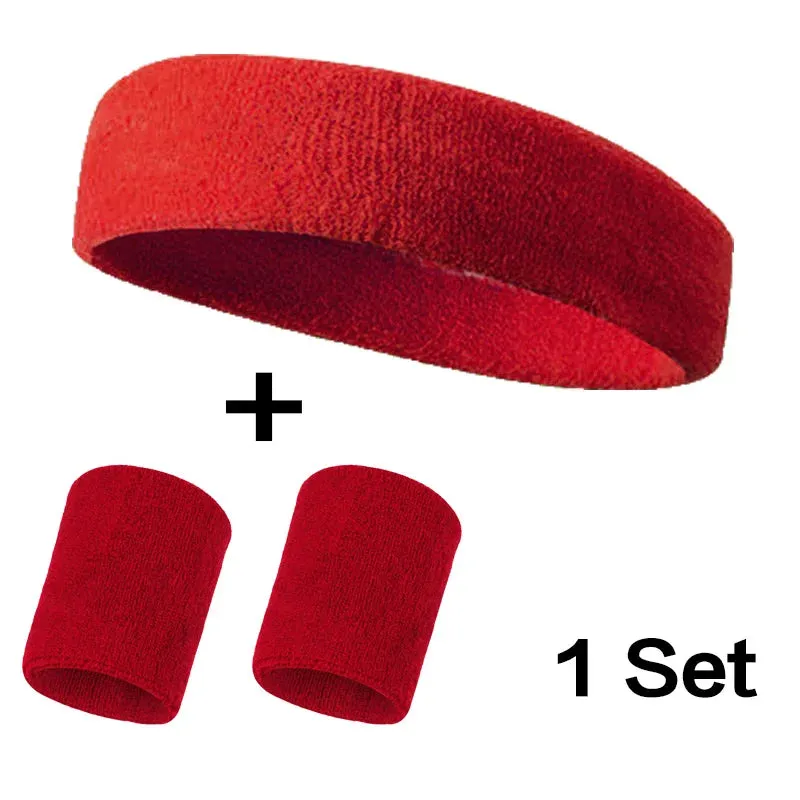 Elastic Cotton Sports Headband for All Ages