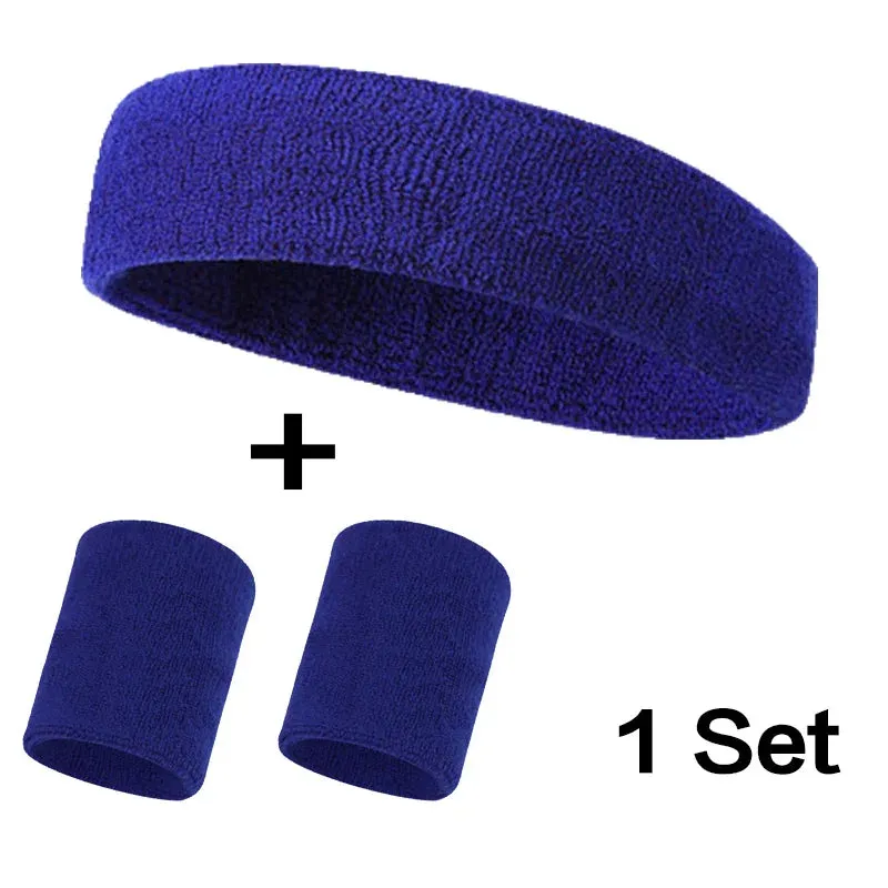Elastic Cotton Sports Headband for All Ages