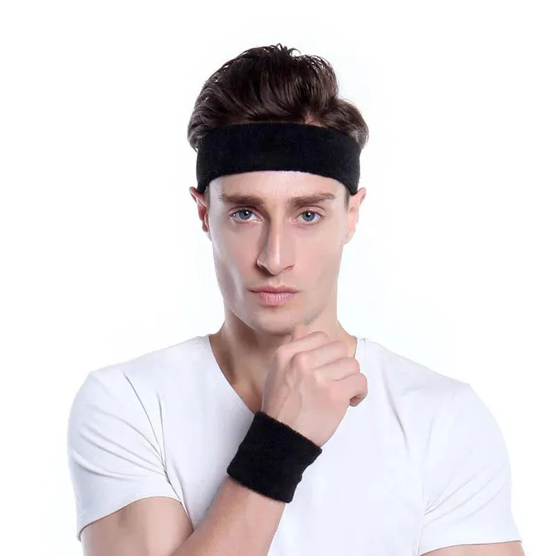Elastic Cotton Sports Headband for All Ages