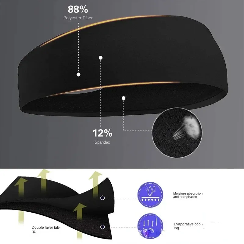 Elastic Sports Headband for Men and Women