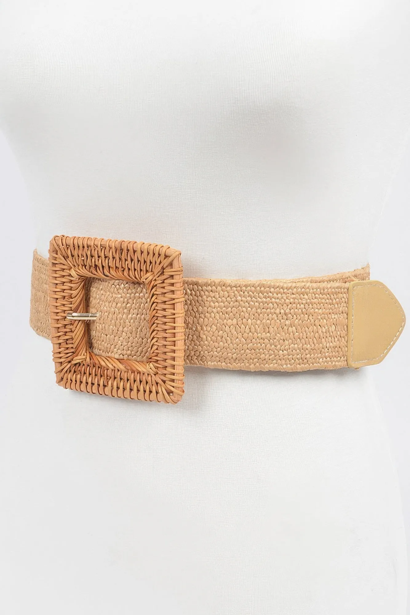Elastic Twine Buckle Belt