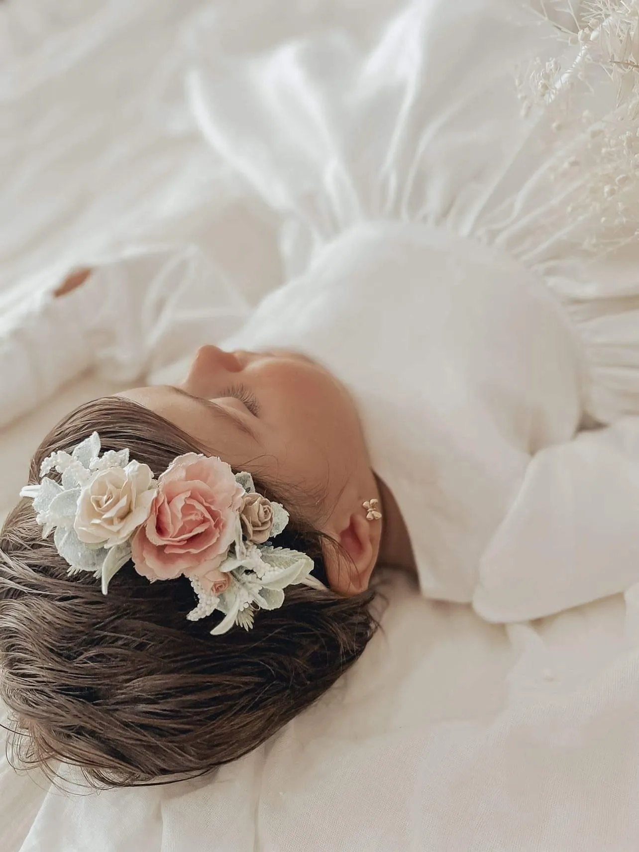 Ella baby floral headband