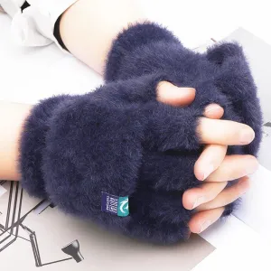 Fingerless Mittens for Winter Protection