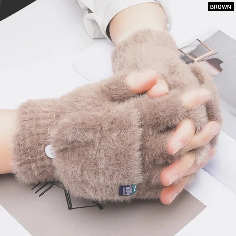 Fingerless Mittens for Winter Protection