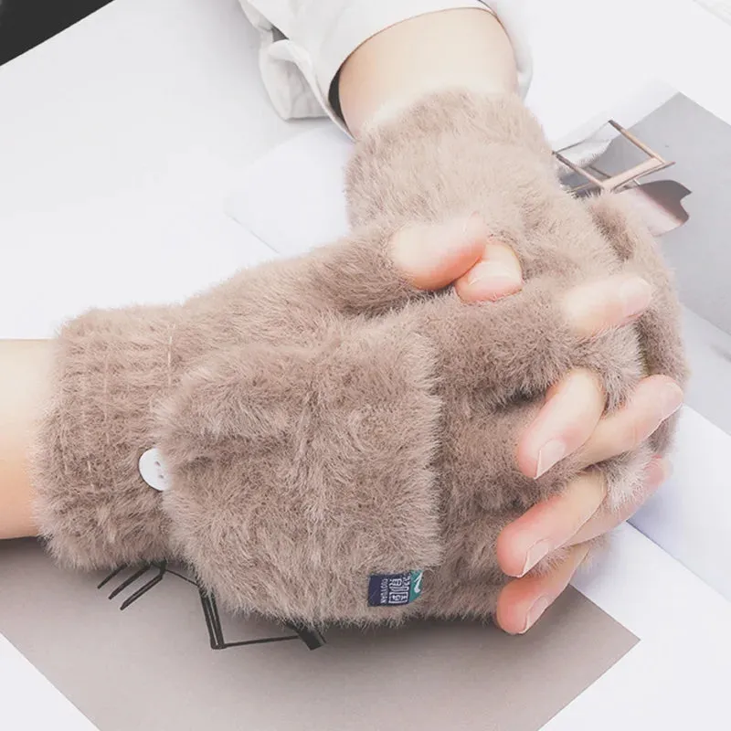 Fingerless Mittens for Winter Protection