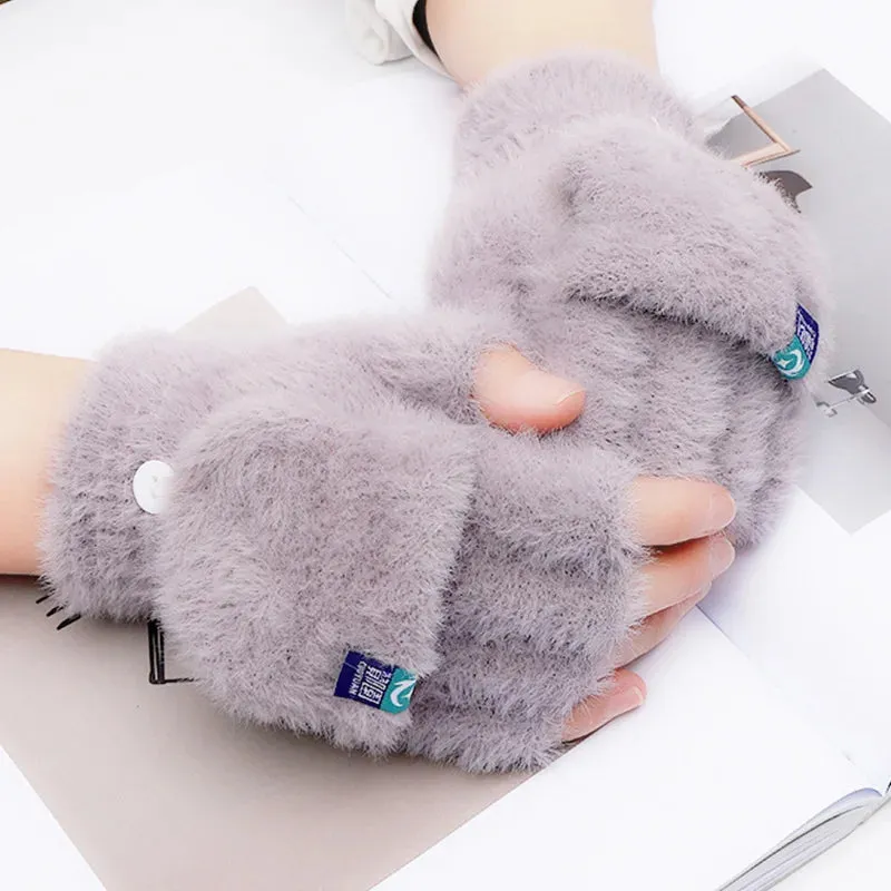 Fingerless Mittens for Winter Protection
