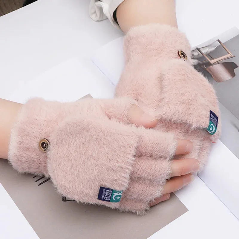 Fingerless Mittens for Winter Protection