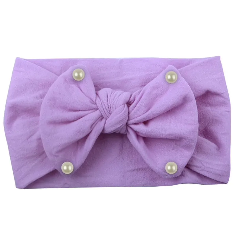 Girls Pearls Bows Headband