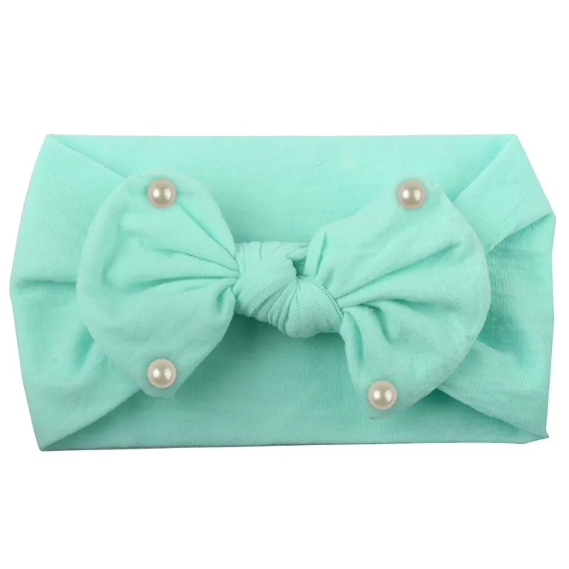 Girls Pearls Bows Headband