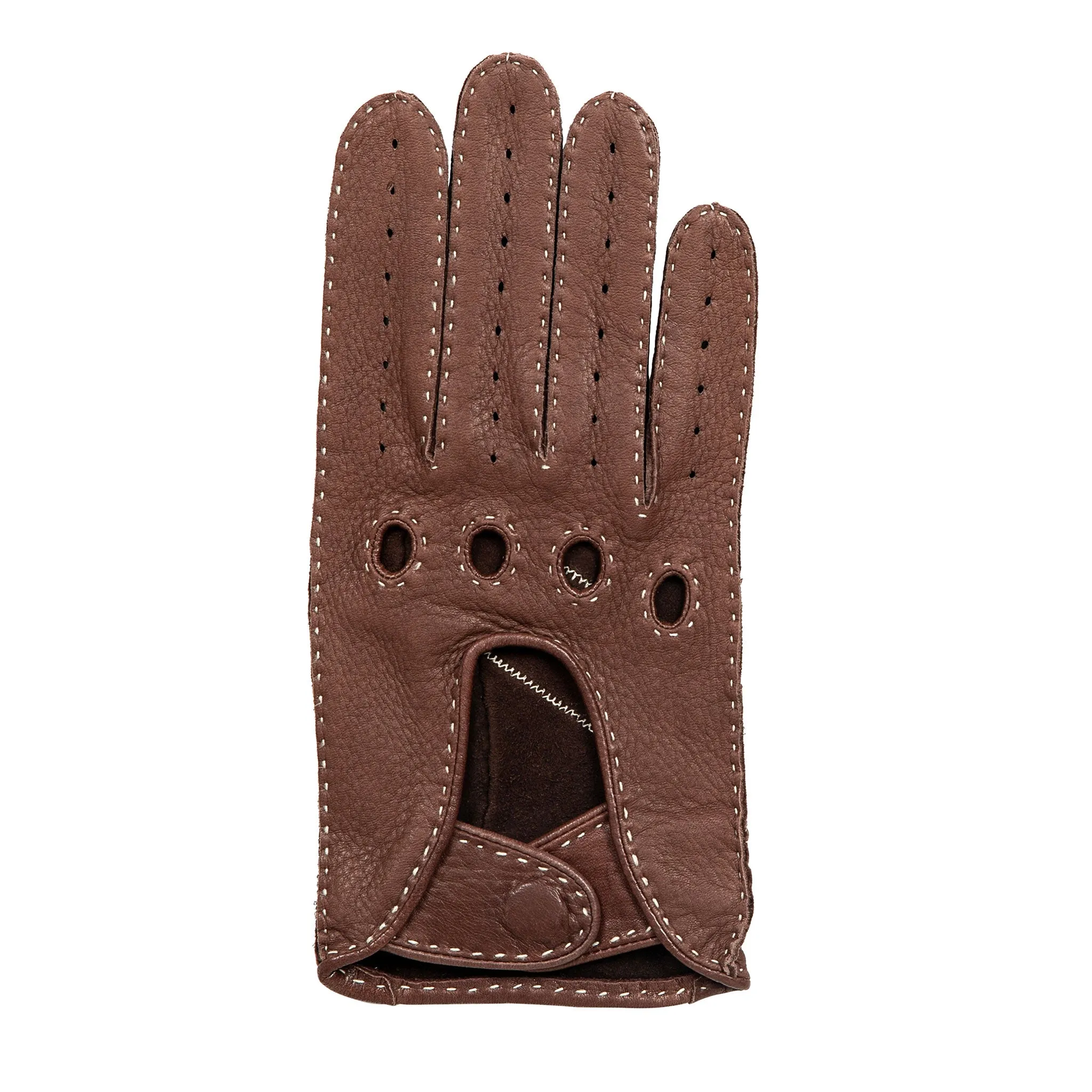 Men's Handsewn Deerskin Leather Driving Gloves