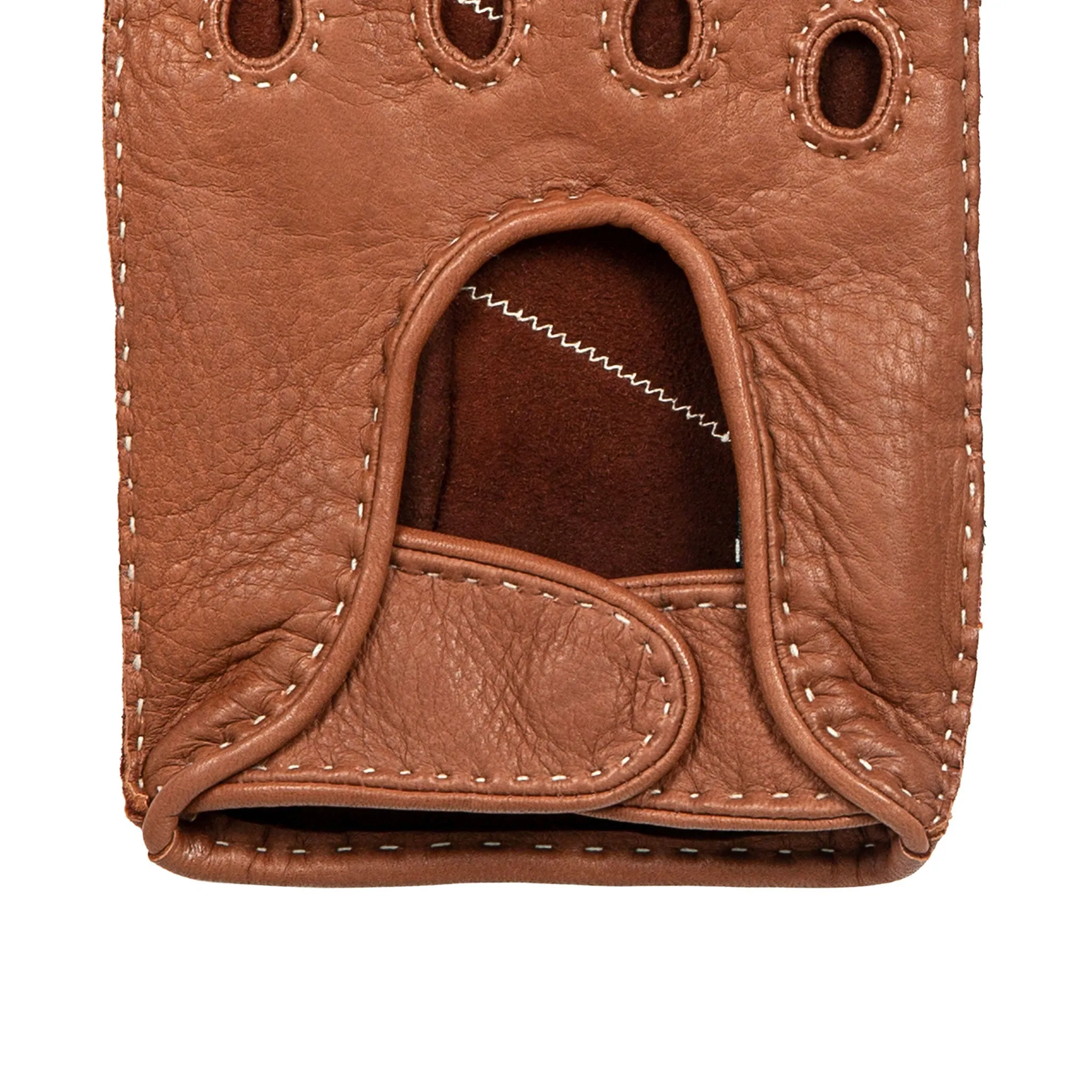 Men's Handsewn Deerskin Leather Driving Gloves