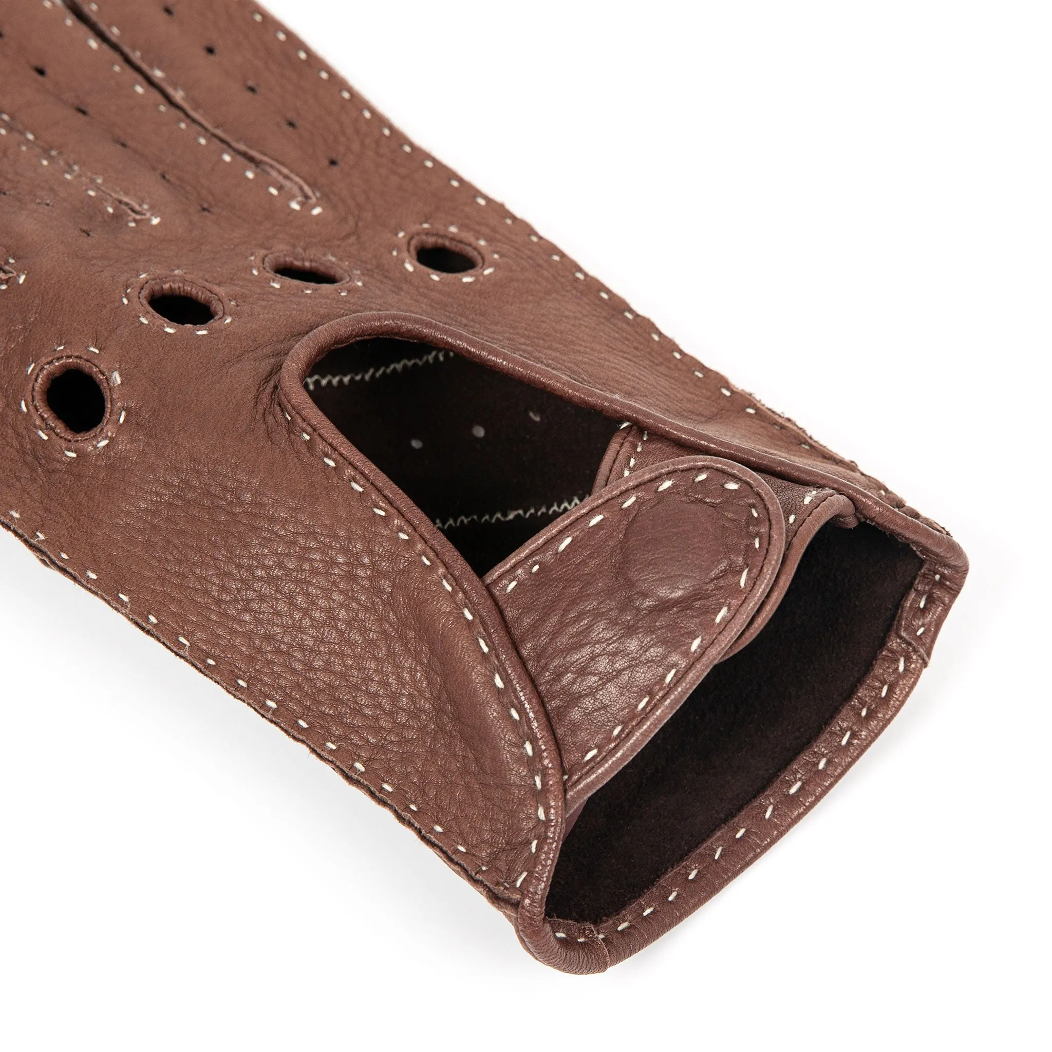 Men's Handsewn Deerskin Leather Driving Gloves