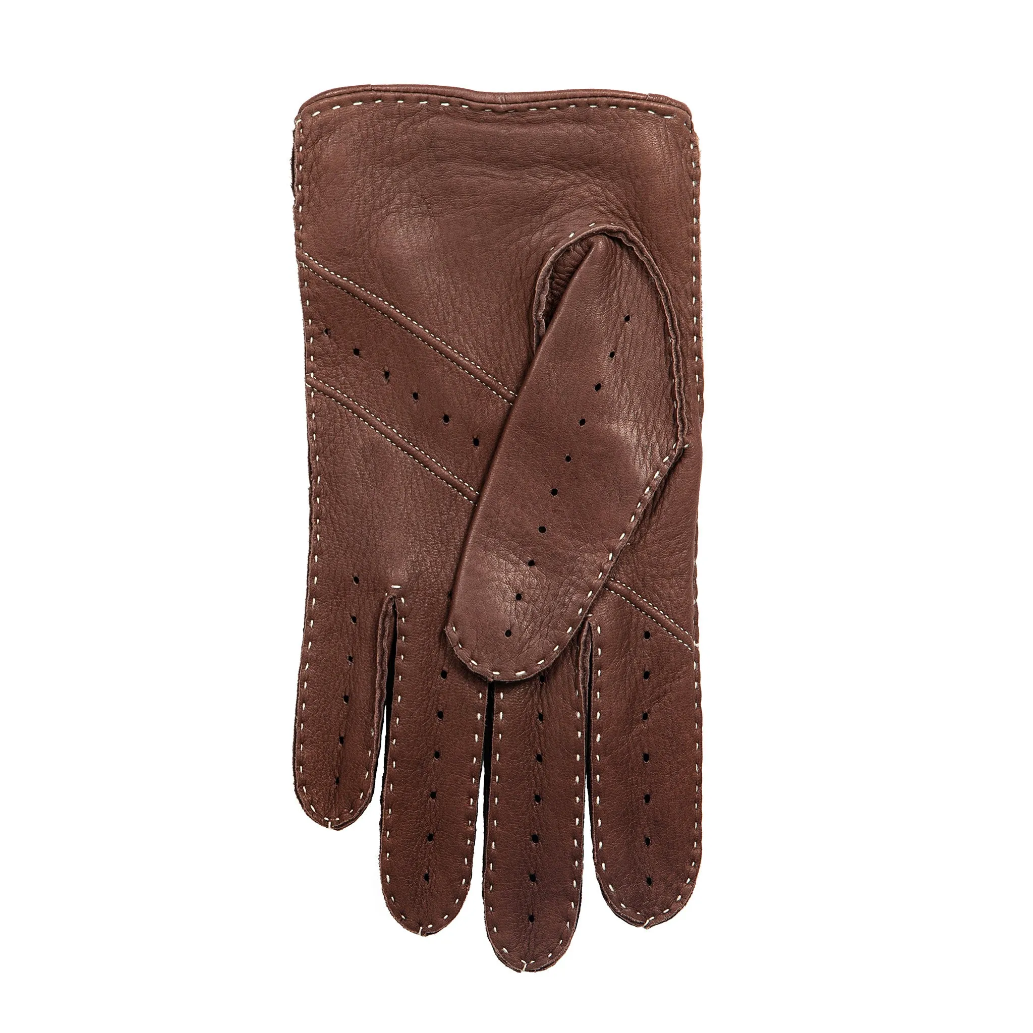 Men's Handsewn Deerskin Leather Driving Gloves