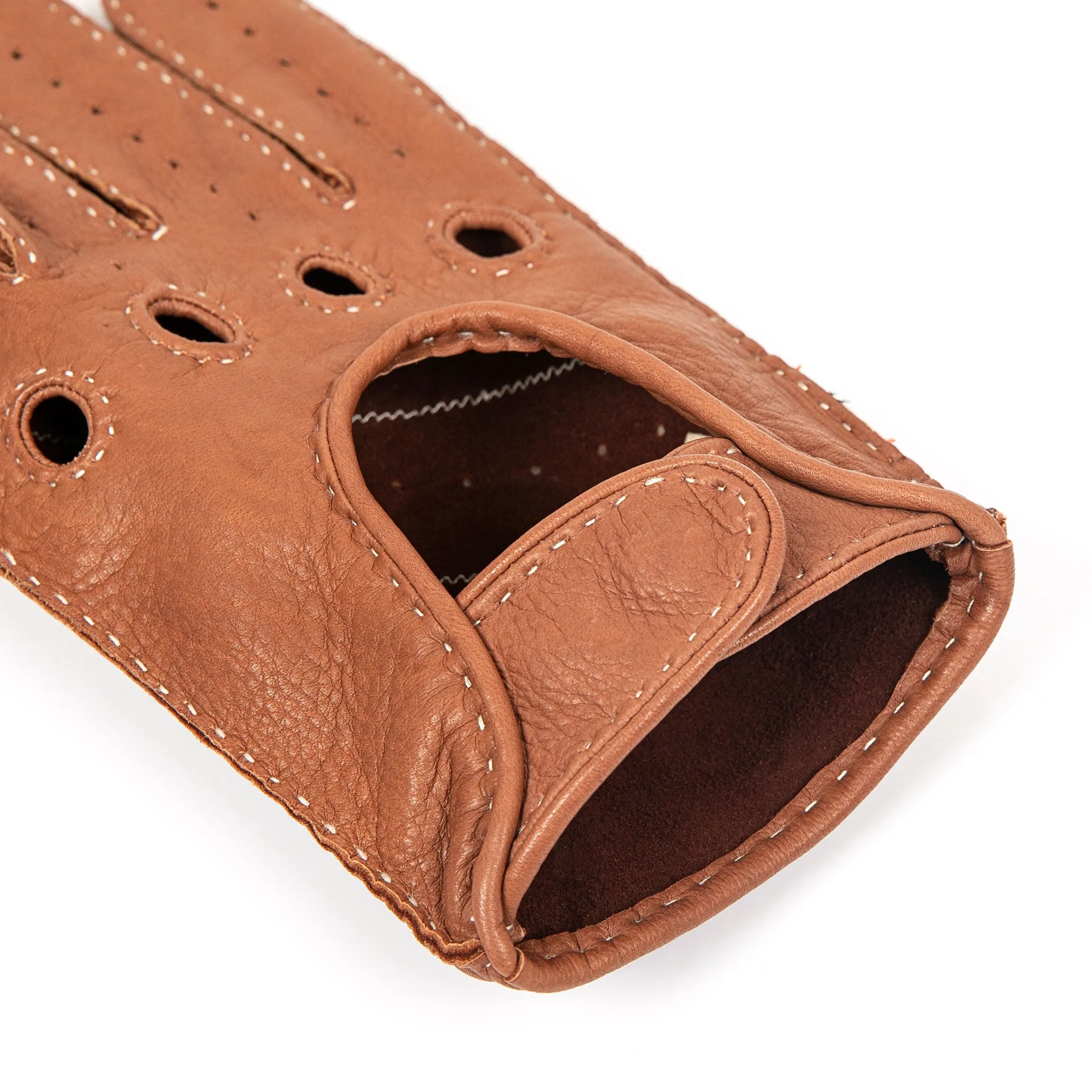 Men's Handsewn Deerskin Leather Driving Gloves