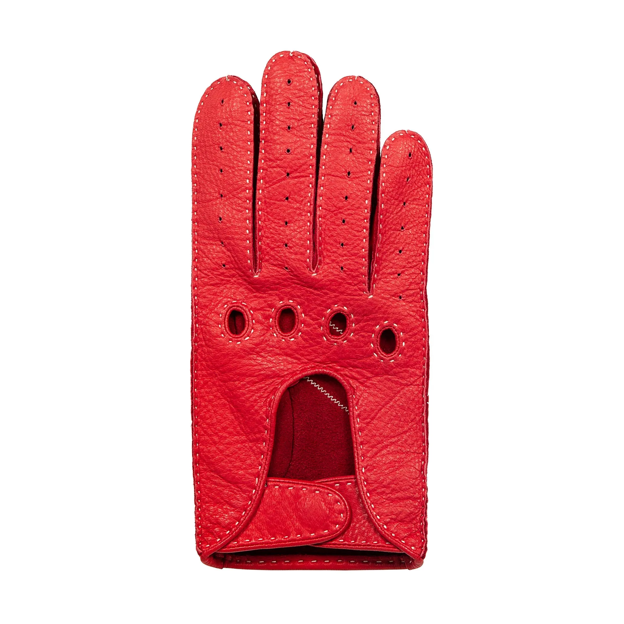 Men's Handsewn Deerskin Leather Driving Gloves