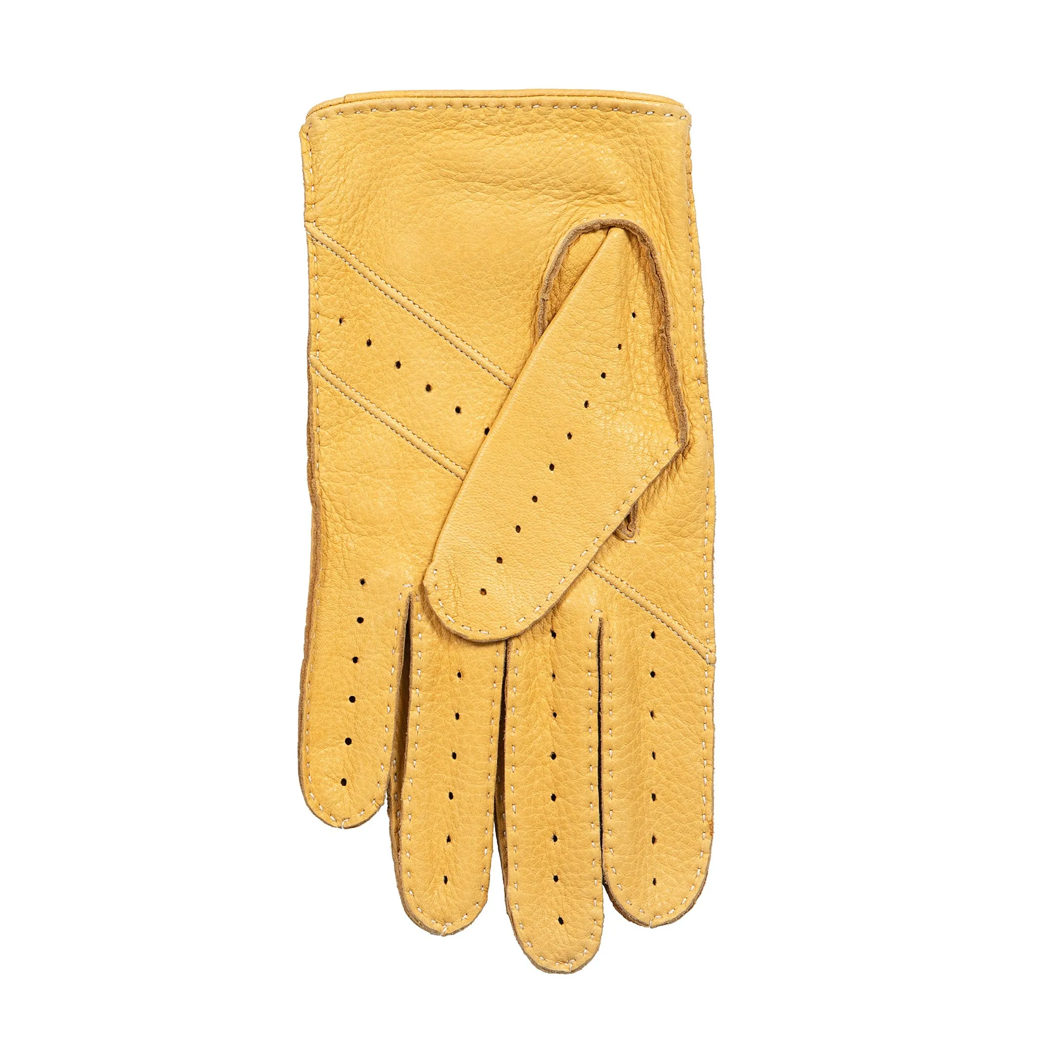 Men's Handsewn Deerskin Leather Driving Gloves