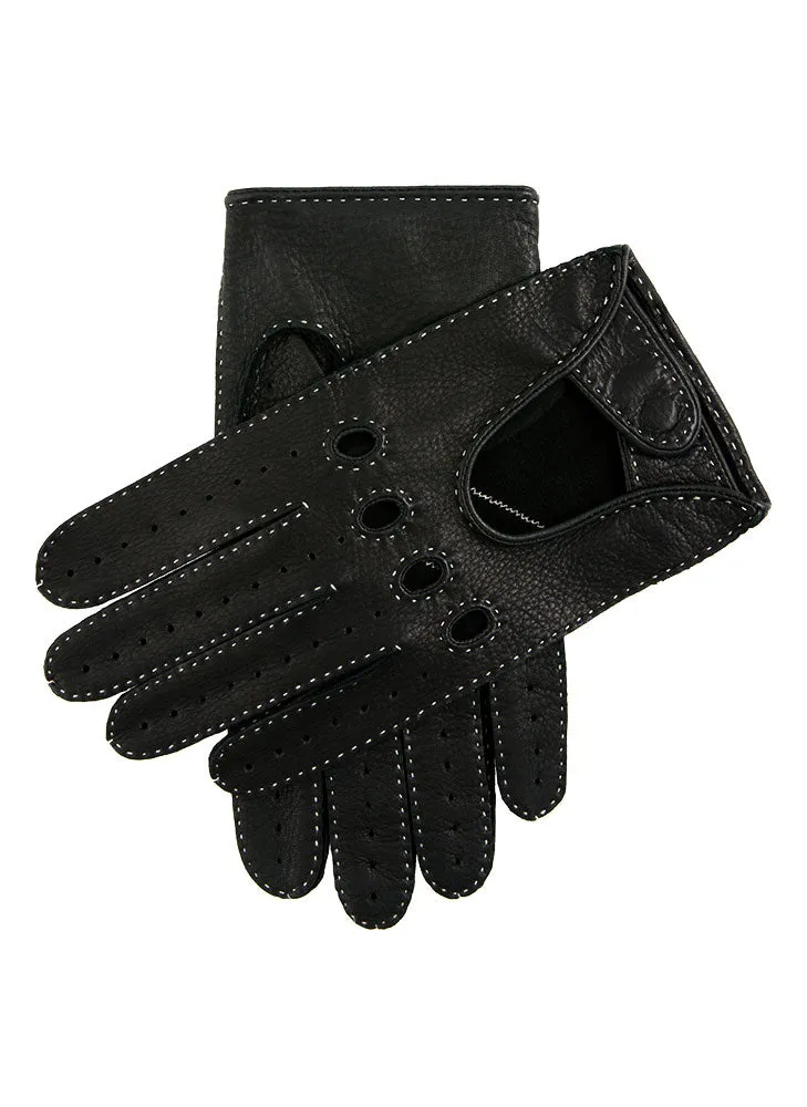 Men's Handsewn Deerskin Leather Driving Gloves