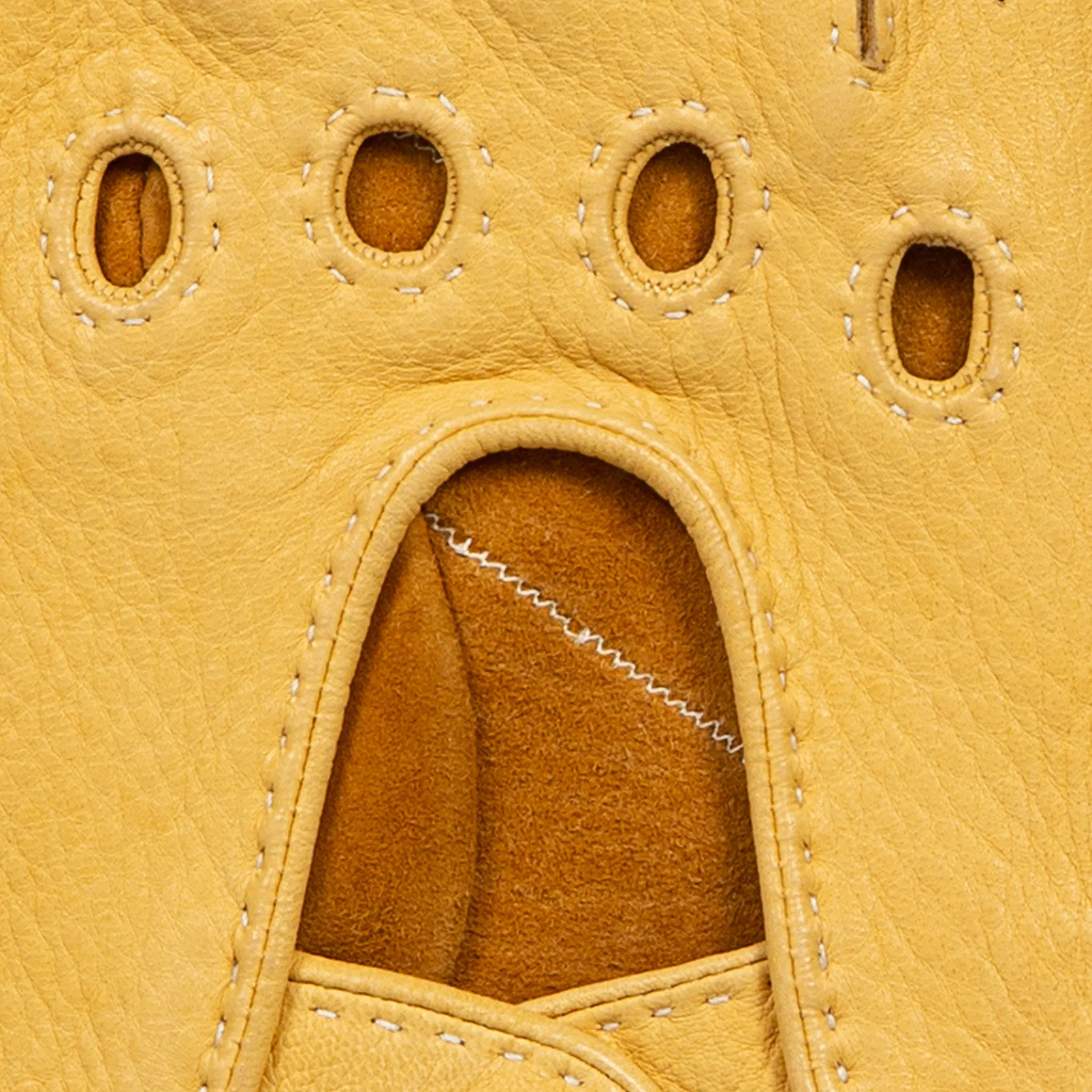Men's Handsewn Deerskin Leather Driving Gloves