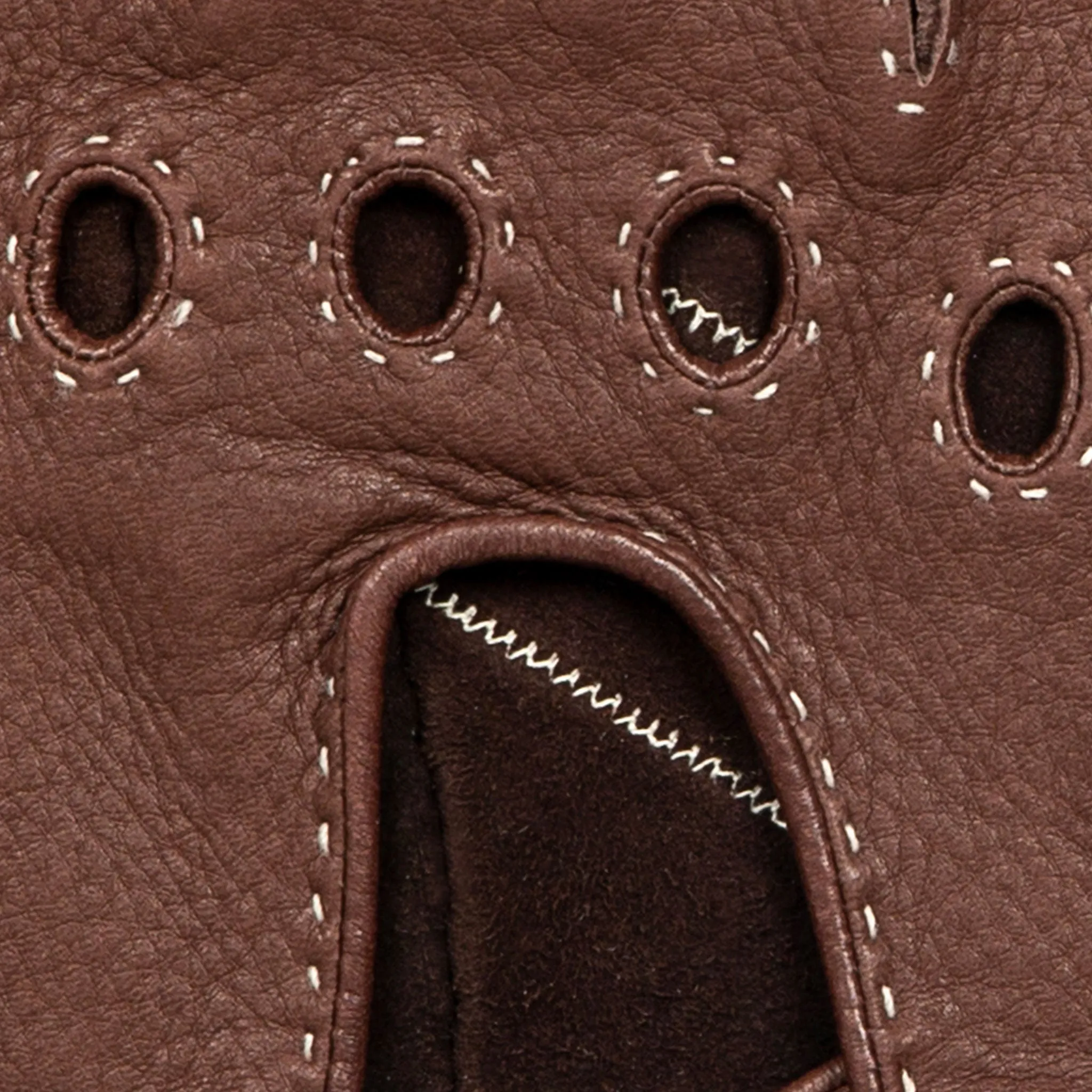 Men's Handsewn Deerskin Leather Driving Gloves