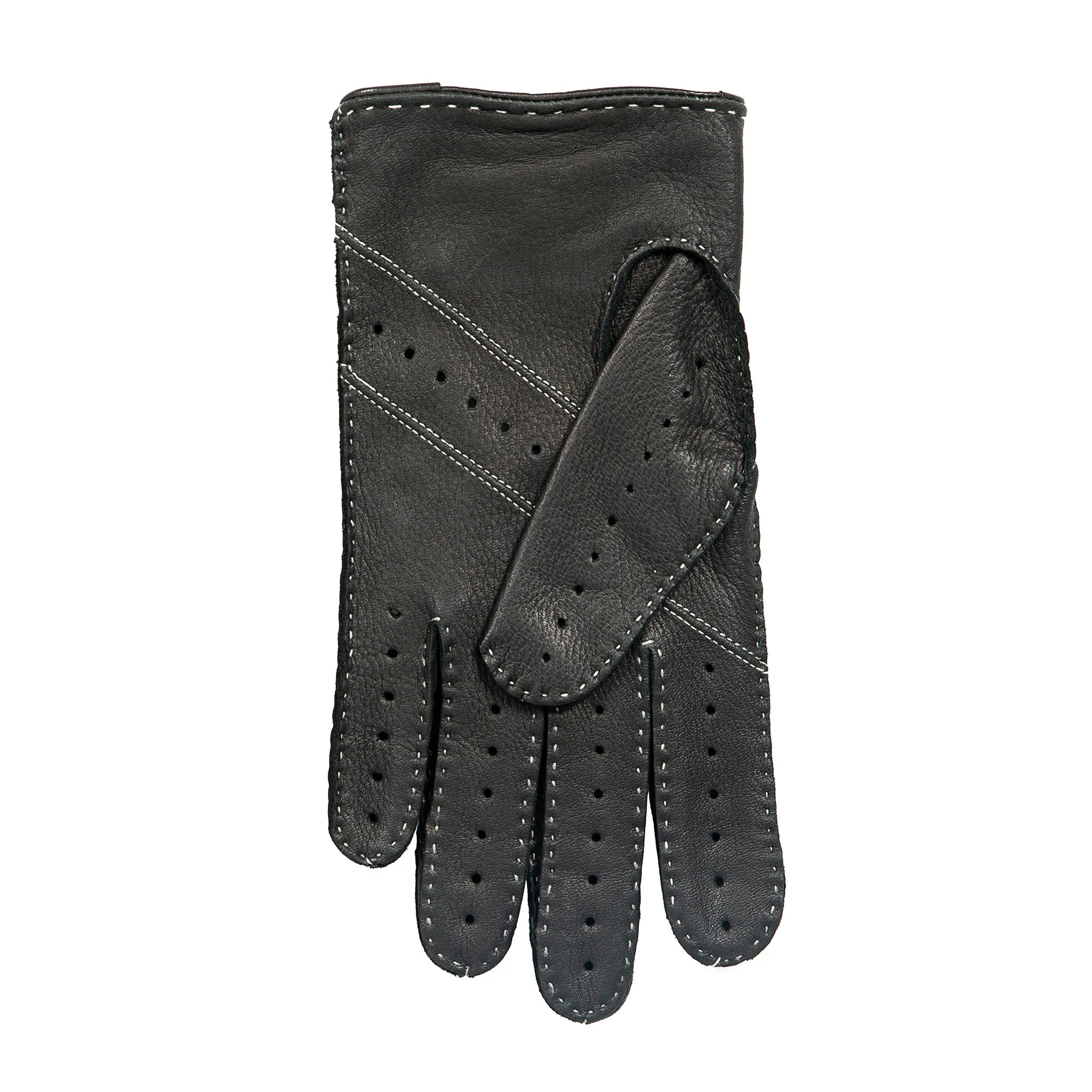 Men's Handsewn Deerskin Leather Driving Gloves
