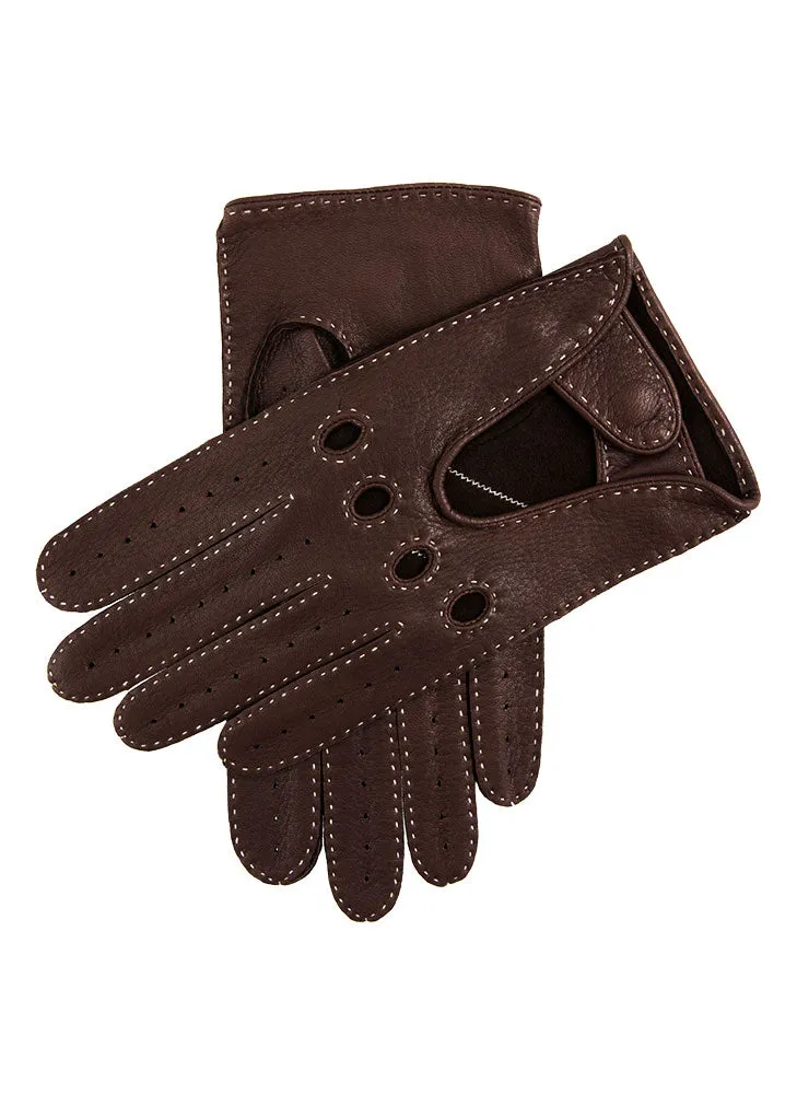 Men's Handsewn Deerskin Leather Driving Gloves