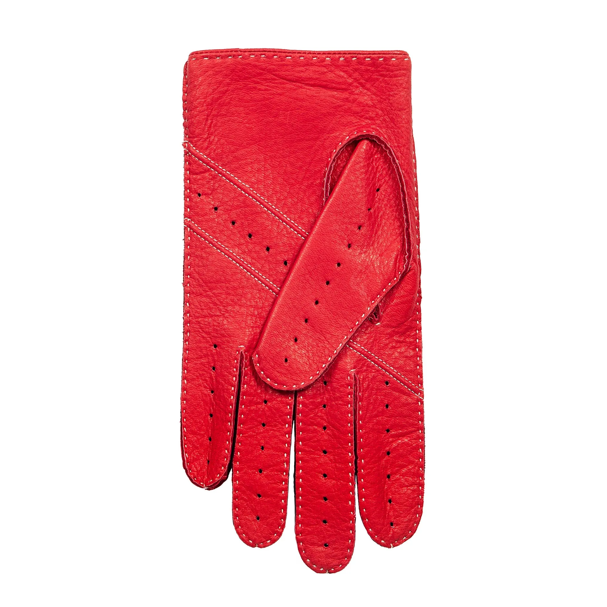 Men's Handsewn Deerskin Leather Driving Gloves