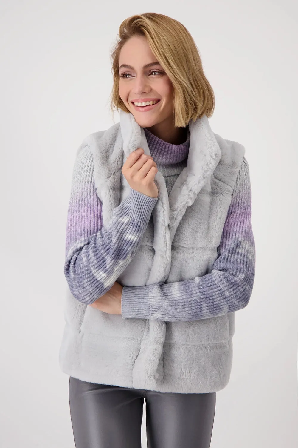 Monari Faux Fur Fleecy Vest 808267