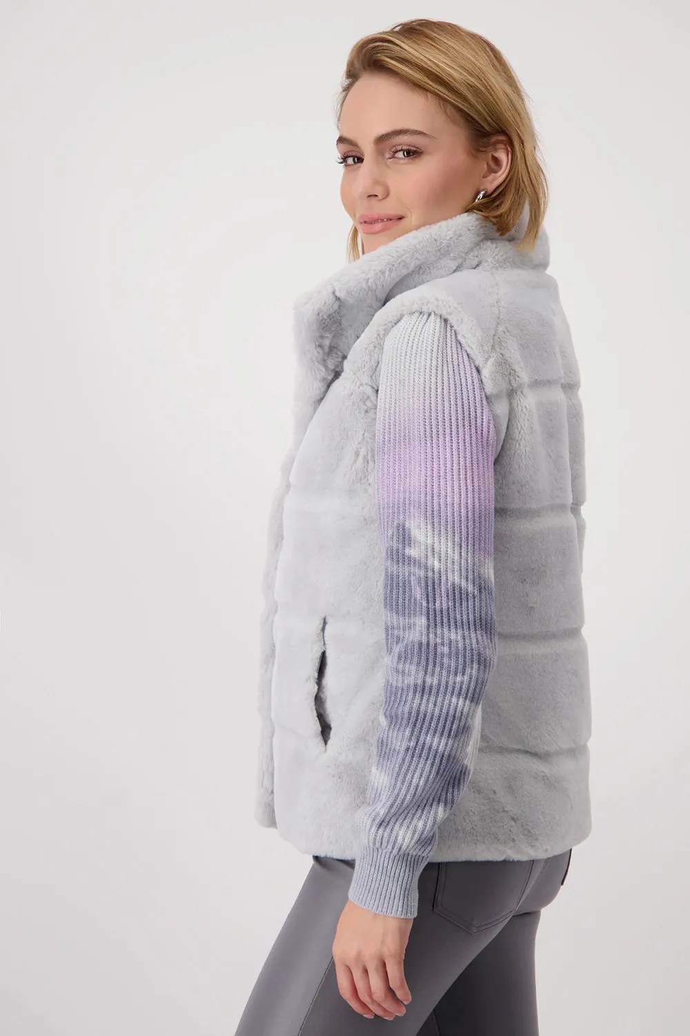 Monari Faux Fur Fleecy Vest 808267