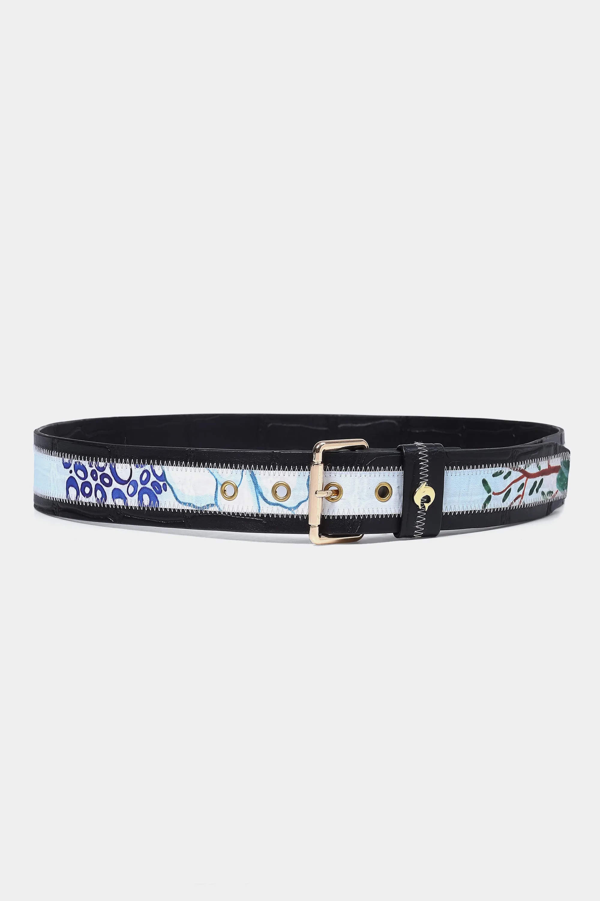 Noir Maru Trimmed Belt