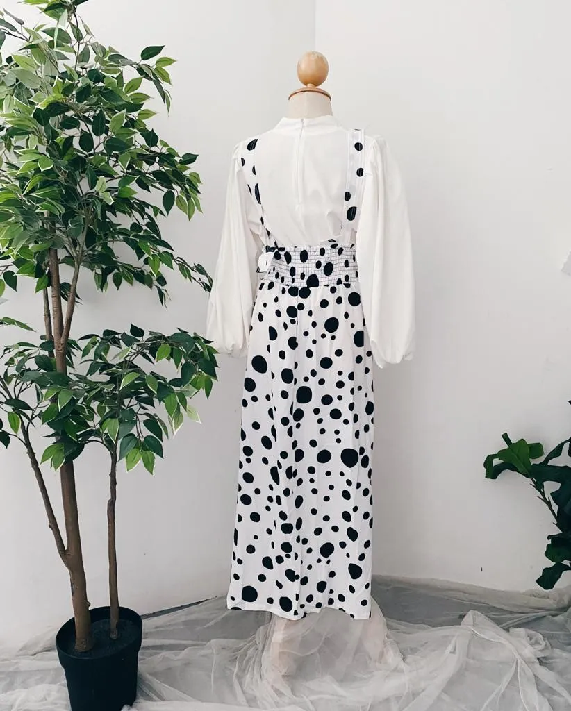 Suspender Skirt - Polka
