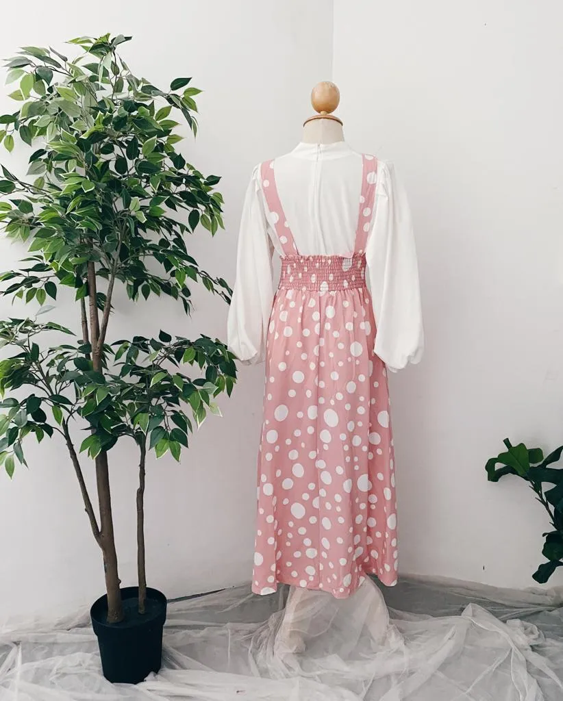 Suspender Skirt - Polka