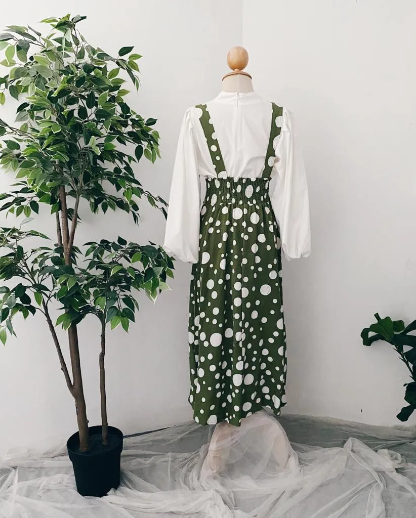 Suspender Skirt - Polka