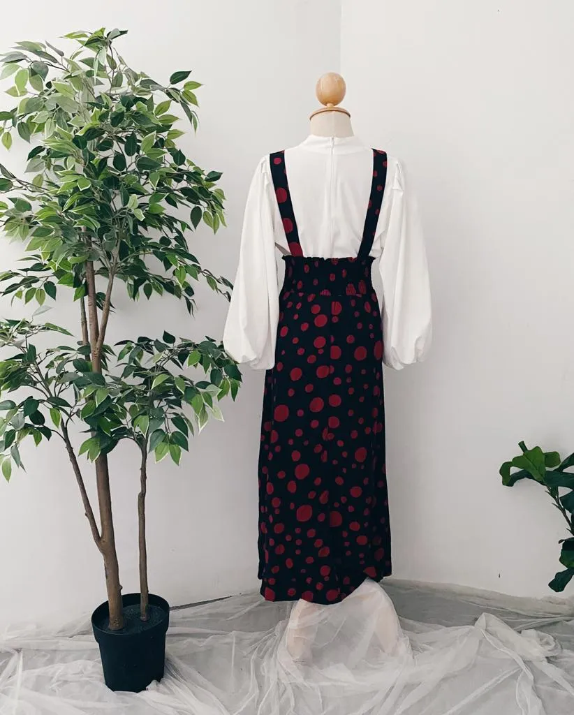Suspender Skirt - Polka