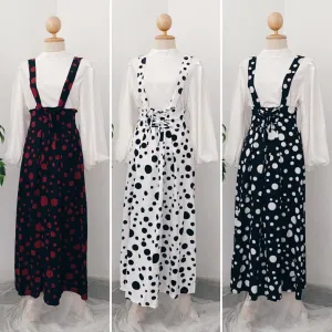 Suspender Skirt - Polka