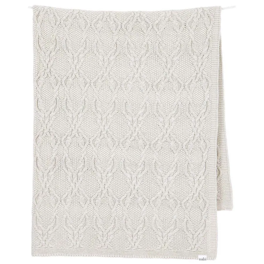 Toshi Organic Blanket - Bowie / Pebble