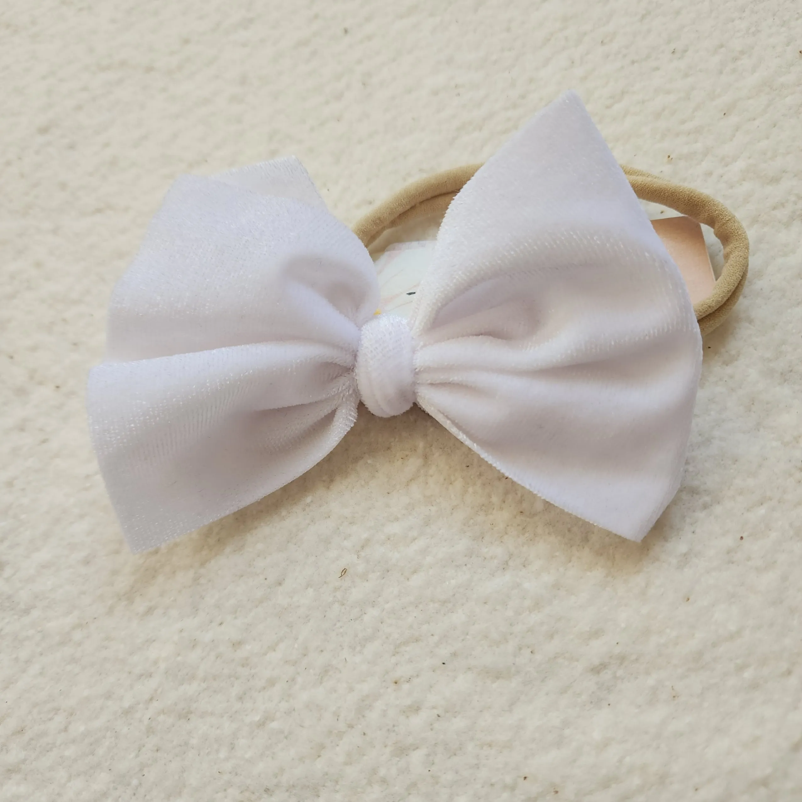 Velvet Bitty Bow Headband