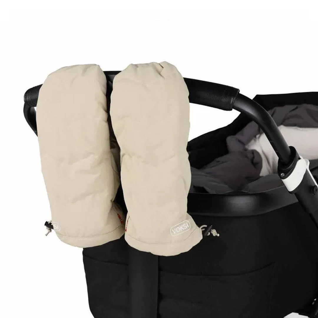 Voksi Stroller Mittens - Seashell Sand