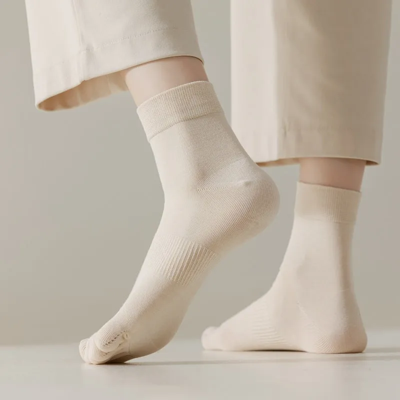 Women's Cotton Toe Socks