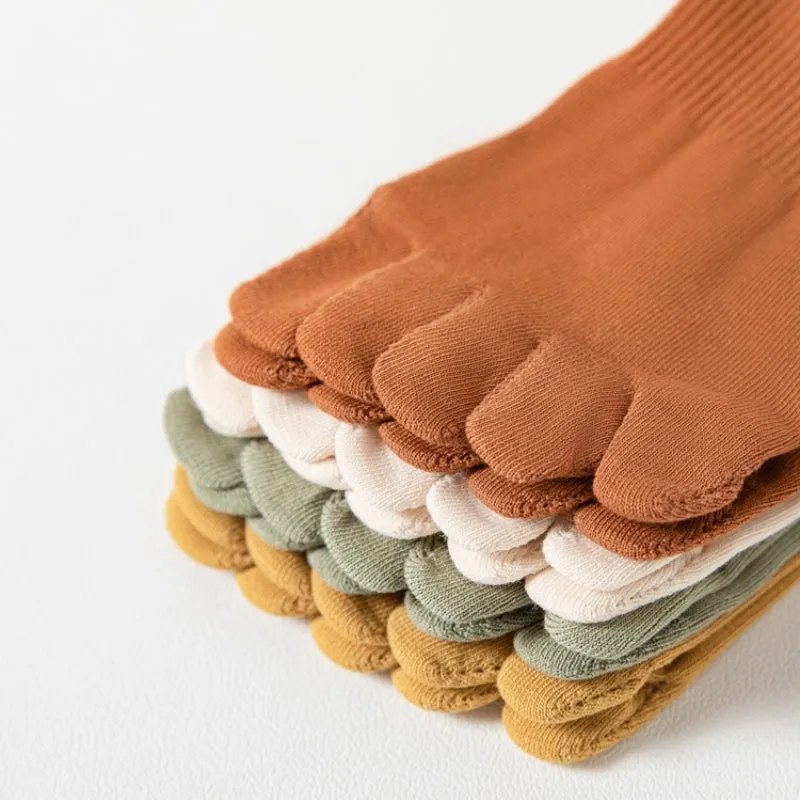 Women's Cotton Toe Socks